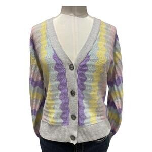 NEW &ISLA adina cardigan in pale grey